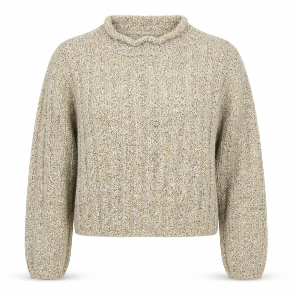 Marks & Spencer Womens Beige  Knit Pullover Jumper Size 10