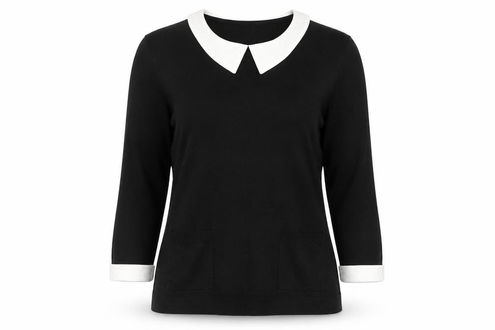 Papaya Womens Black   Pullover Jumper Size 10