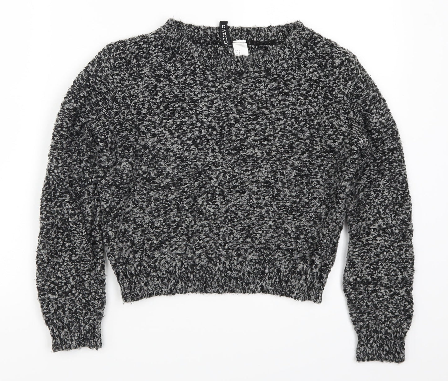 H&M Womens Grey   Pullover Jumper Size S