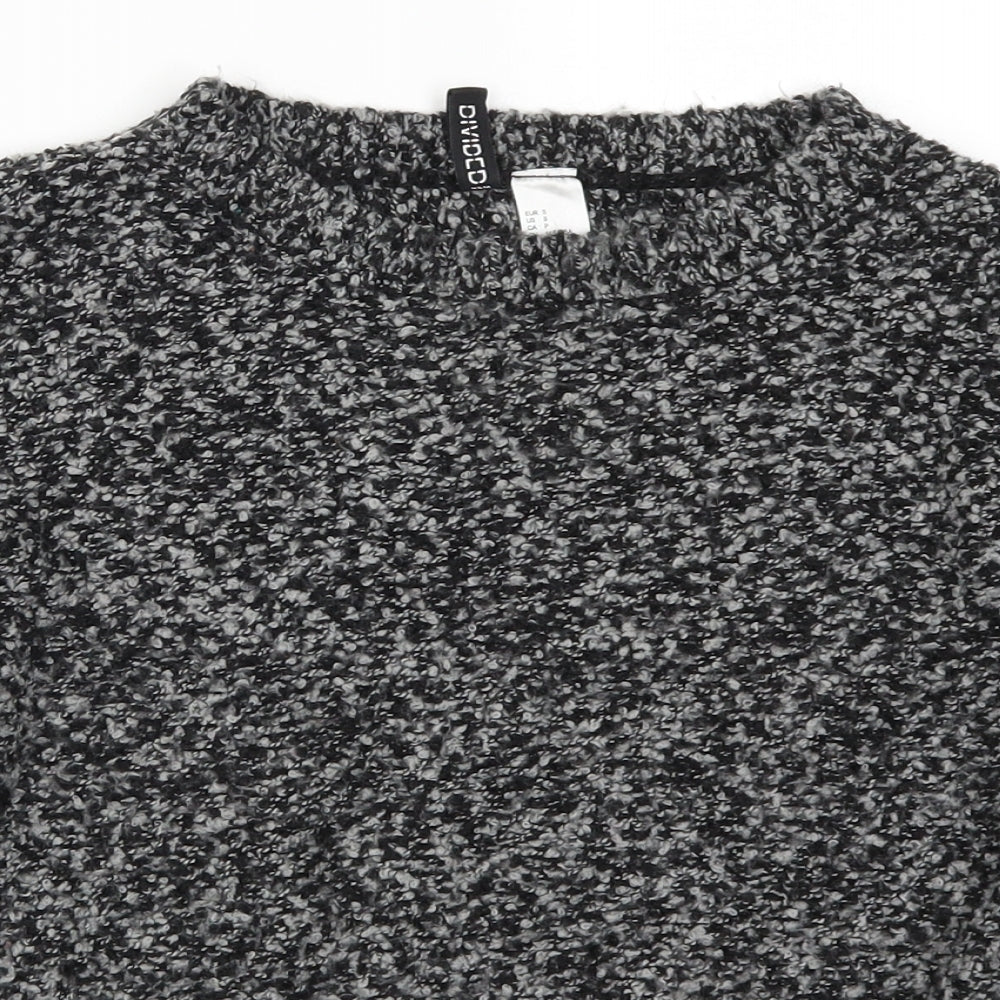 H&M Womens Grey   Pullover Jumper Size S