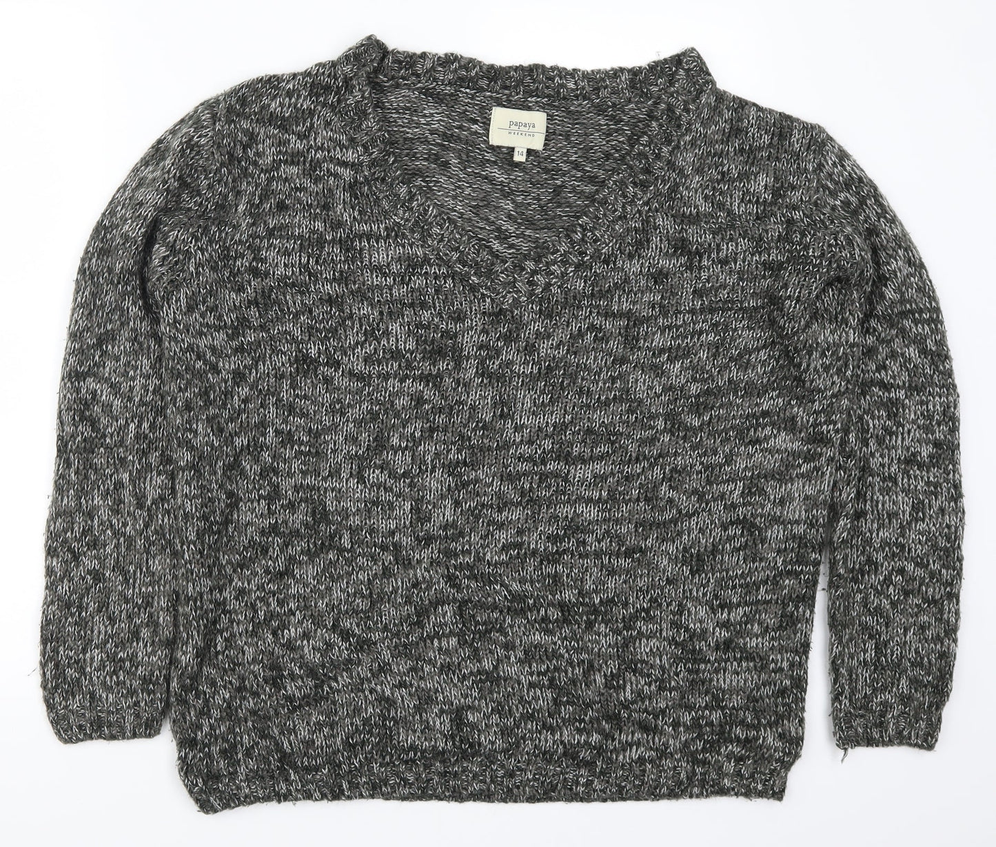 Papaya Womens Green   Pullover Jumper Size 14