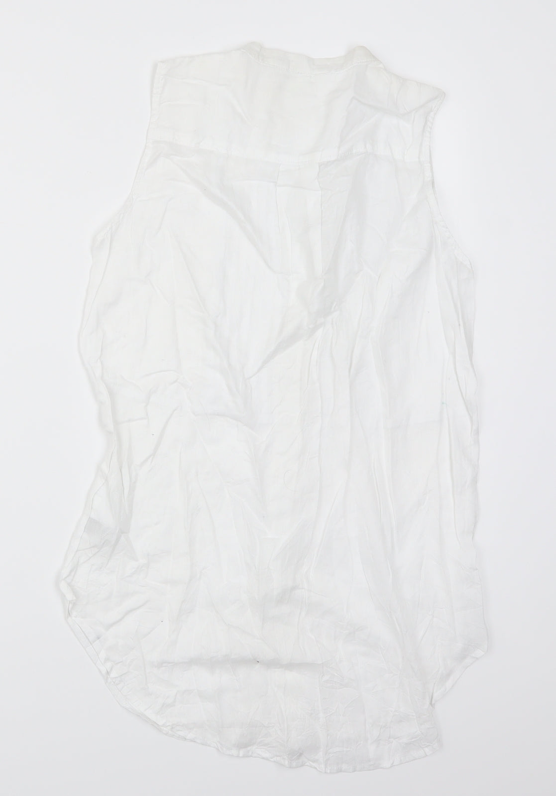 H&M Womens White   Basic Button-Up Size 6