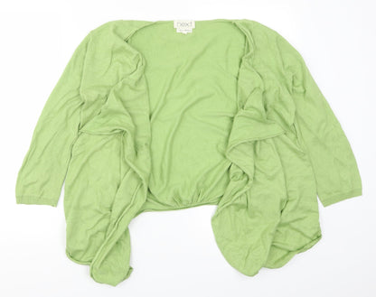 Next Womens Green   Cardigan Jumper Size 14
