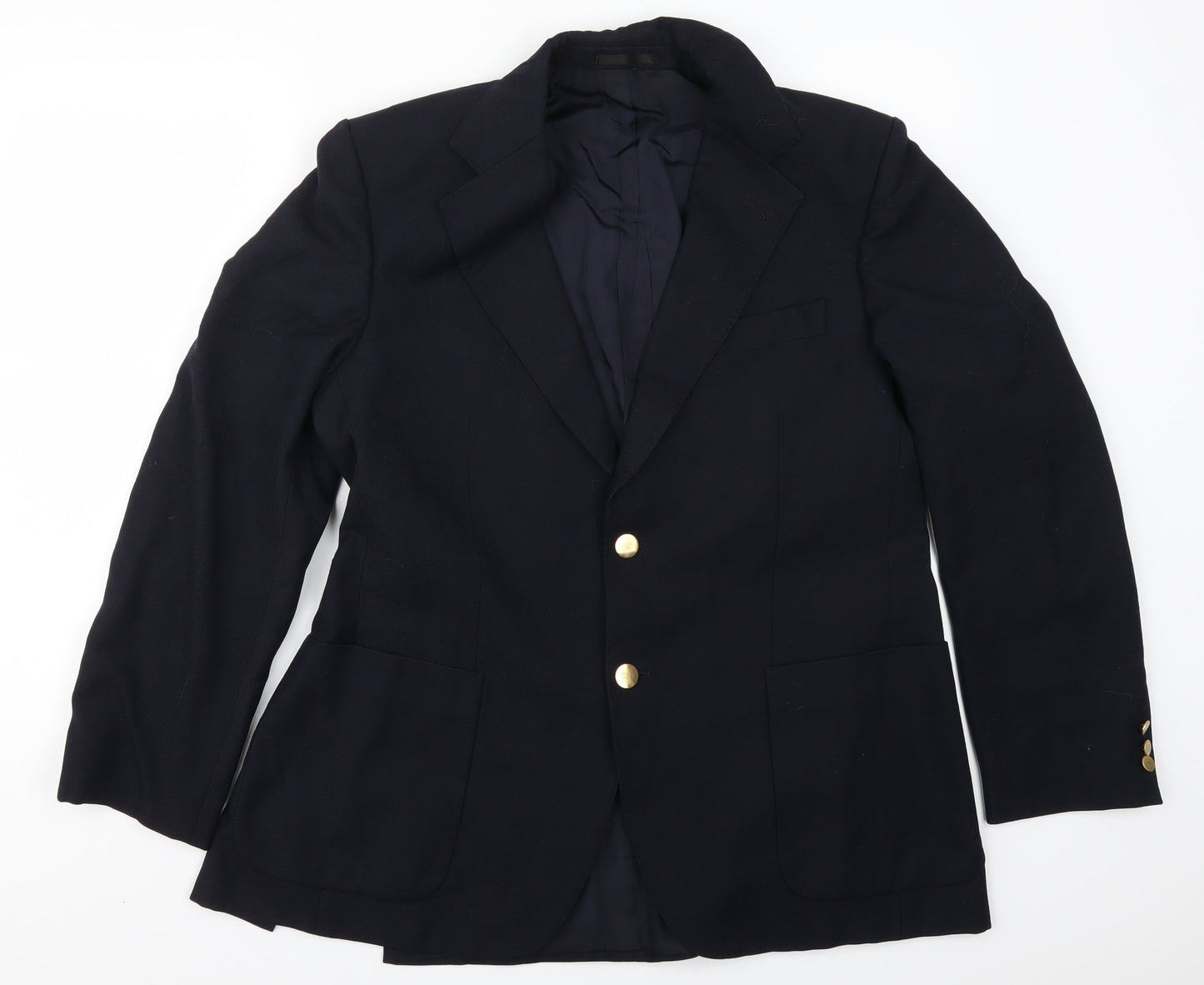 St Michael Mens Blue   Jacket Suit Jacket Size 42