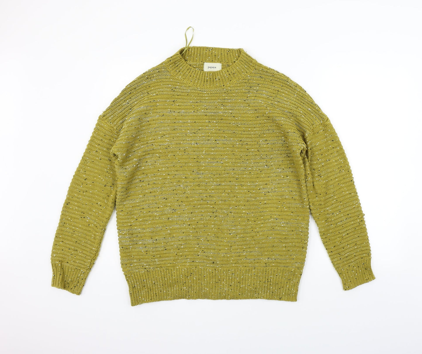 Papaya Womens Yellow   Pullover Jumper Size L