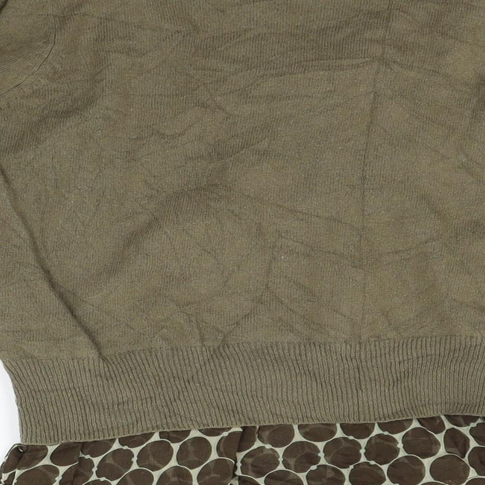 F&F Womens Gold   Pullover Jumper Size 10