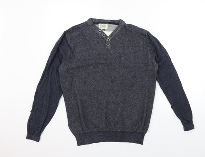 Preloved George Mens Grey   Pullover Jumper Size M - Front