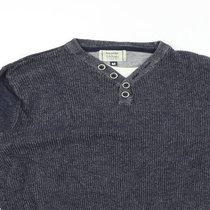 Preloved George Mens Grey   Pullover Jumper Size M - Detail