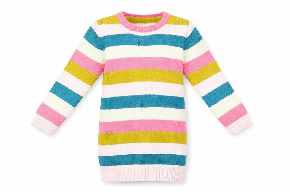 George Girls Multicoloured Striped  Pullover Jumper Size 2 Years