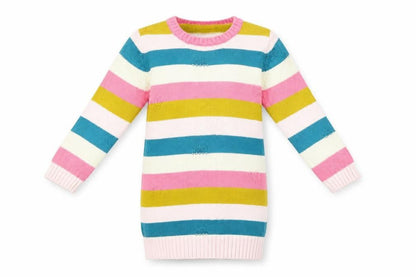 George Girls Multicoloured Striped  Pullover Jumper Size 2 Years