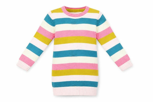 George Girls Multicoloured Striped  Pullover Jumper Size 2 Years