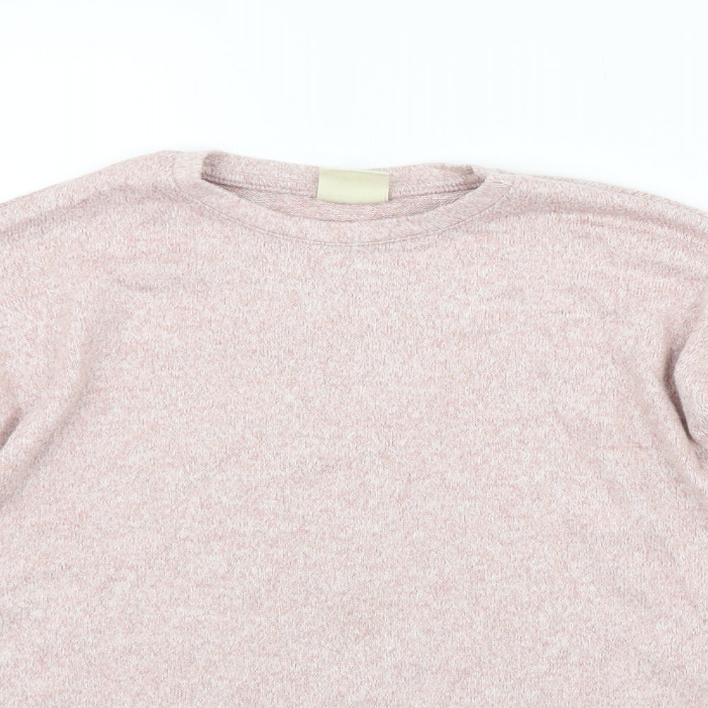 Zara Girls Orange   Pullover Jumper Size 8 Years
