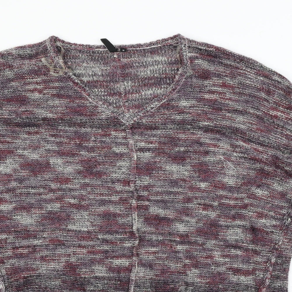 miss baron Womens Purple   Pullover Jumper Size M
