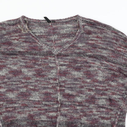 miss baron Womens Purple   Pullover Jumper Size M