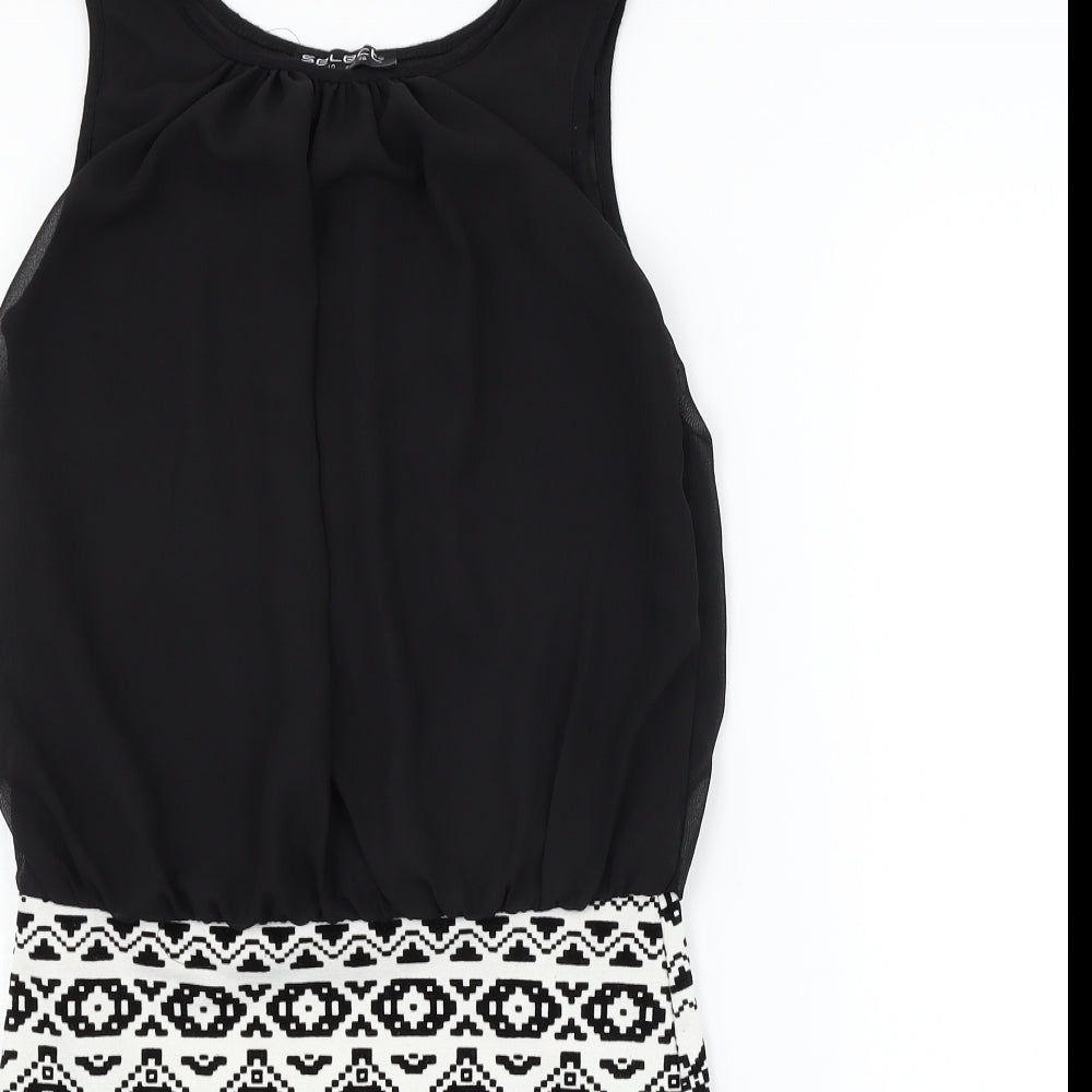 Select Womens Black   Fit & Flare  Size 10