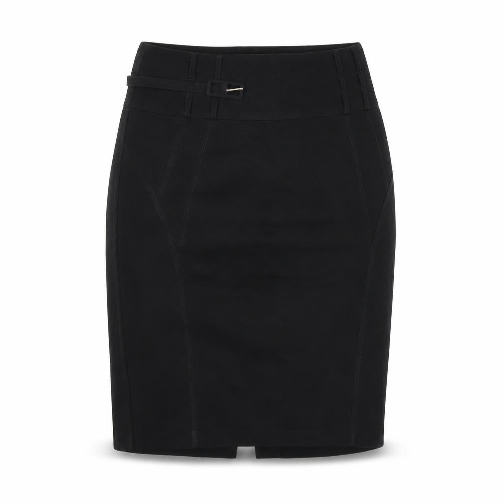Atmosphere Womens Black   Flare Skirt Size 14  - BELTED