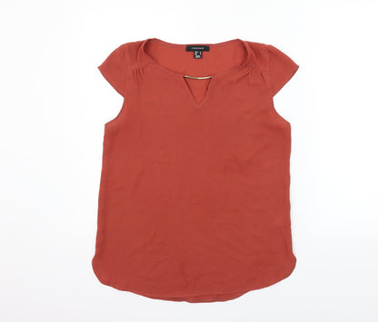 Preloved Atmosphere Womens Red   Basic Blouse Size 10 - Front