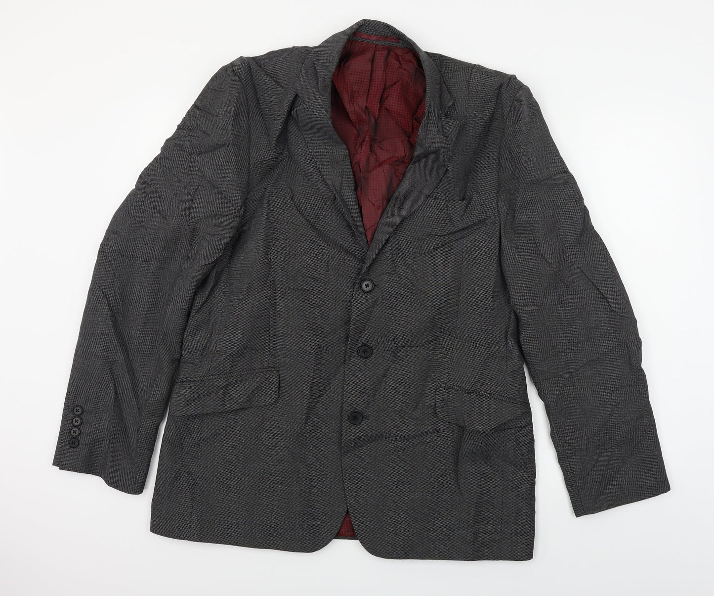 Preworn Mens Grey   Jacket Blazer Size 34