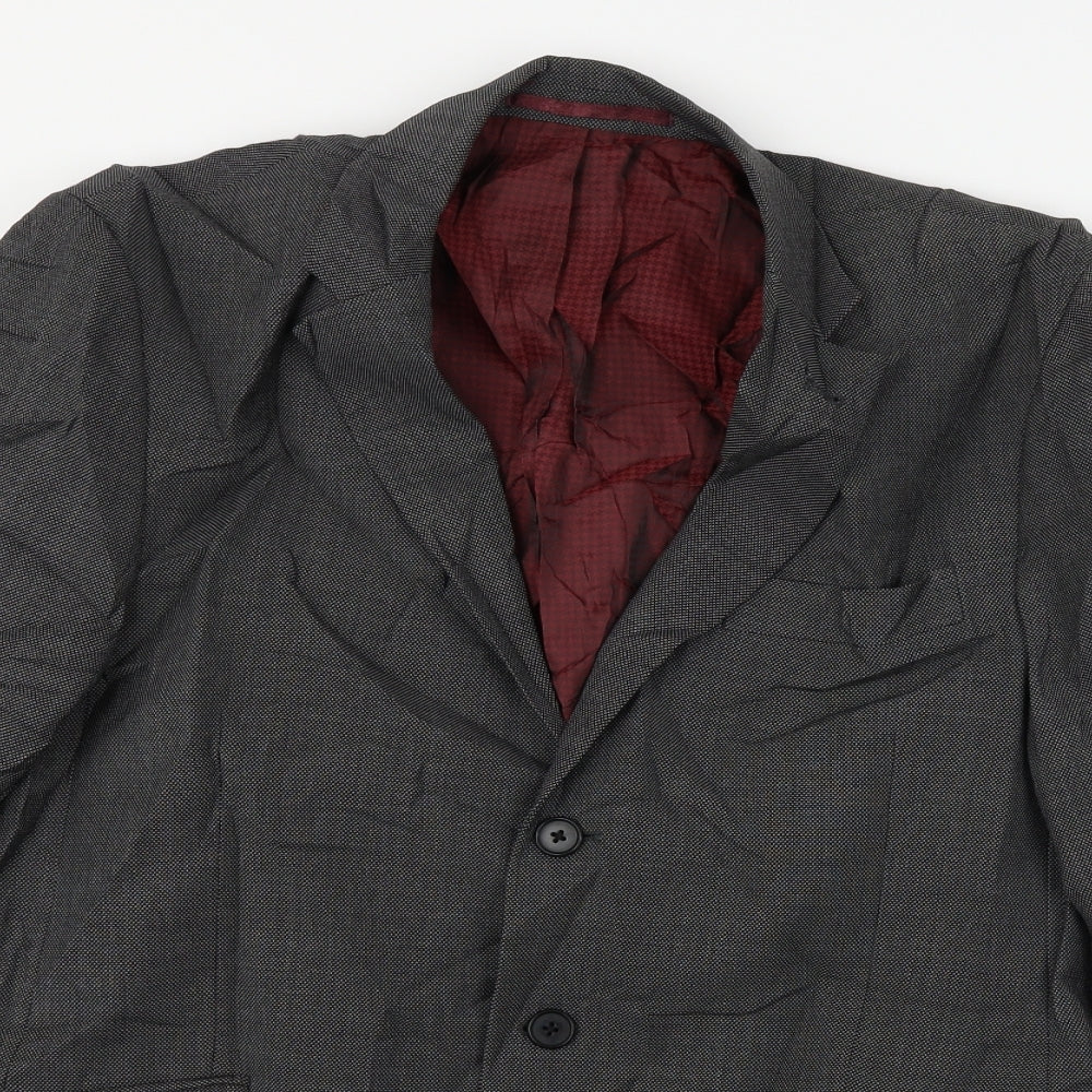 Preworn Mens Grey   Jacket Blazer Size 34