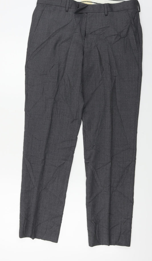 Marks and Spencer  Womens Grey   Trousers  Size 29 in L26 in
