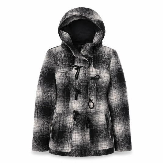 Atmosphere  Womens Black Check  Jacket Coat Size 8
