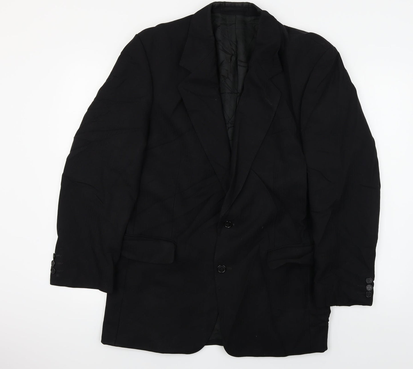 Preworn  Mens Black   Jacket Blazer Size L