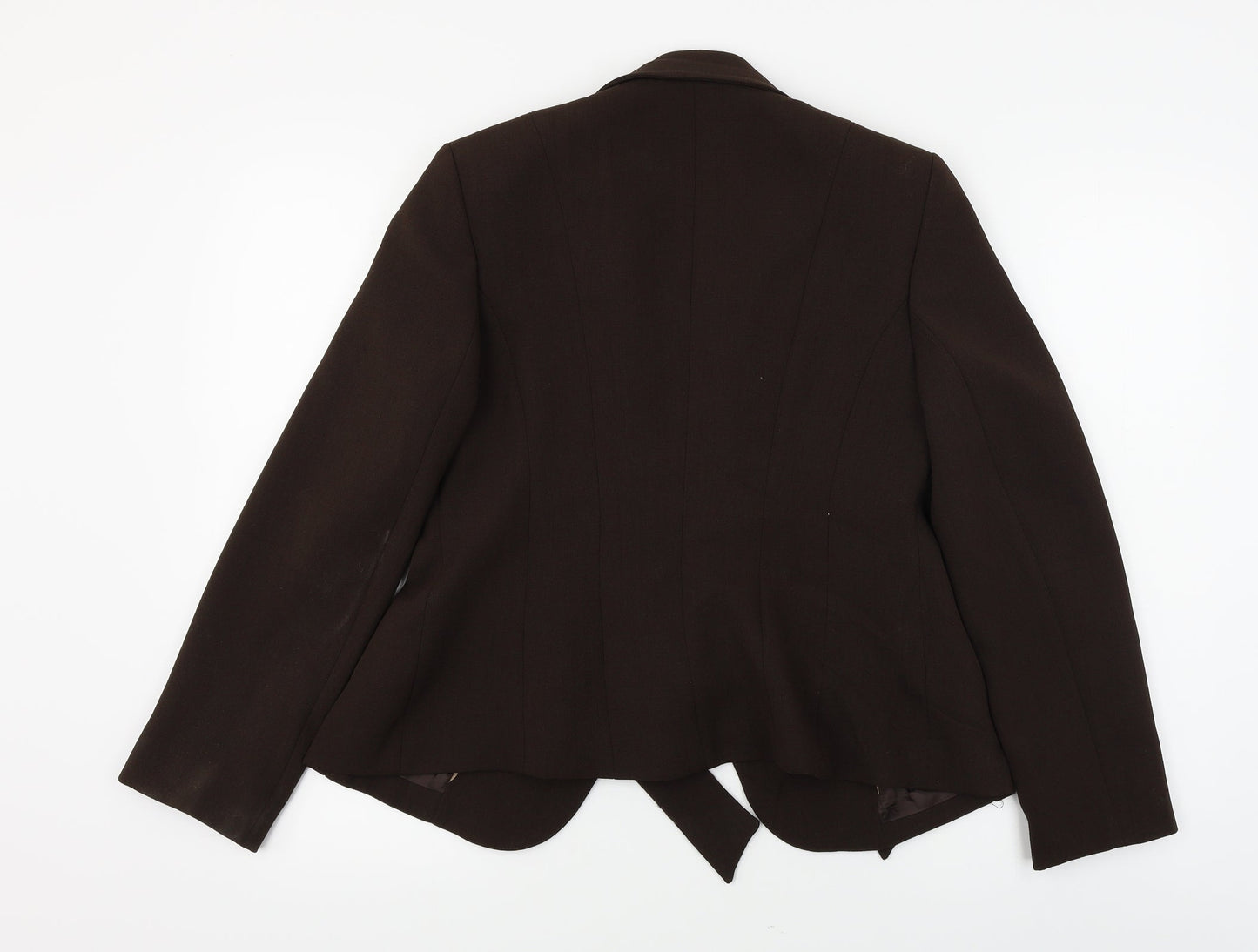 Wallis  Womens Brown Paisley  Jacket Blazer Size 12