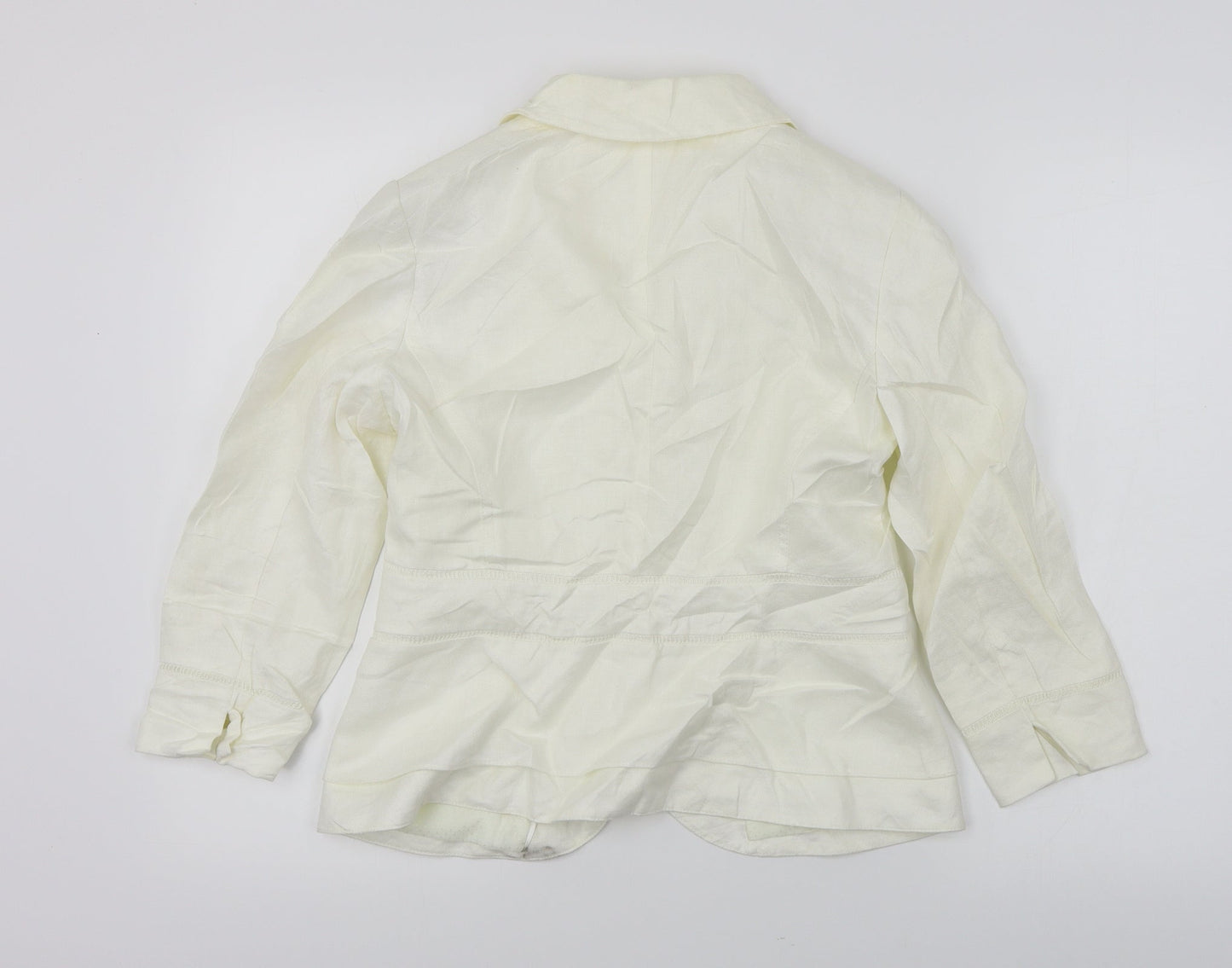 Per Una Womens White   Jacket Blazer Size 10
