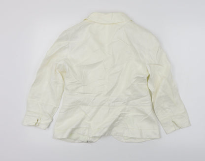 Per Una Womens White   Jacket Blazer Size 10