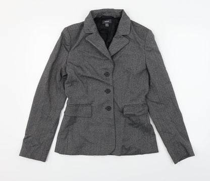 Preloved Mexx  Womens Grey   Jacket Blazer Size 10 - Front