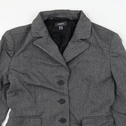 Preloved Mexx  Womens Grey   Jacket Blazer Size 10 - Detail