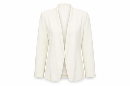 H&M  Womens Ivory   Jacket Blazer Size 6
