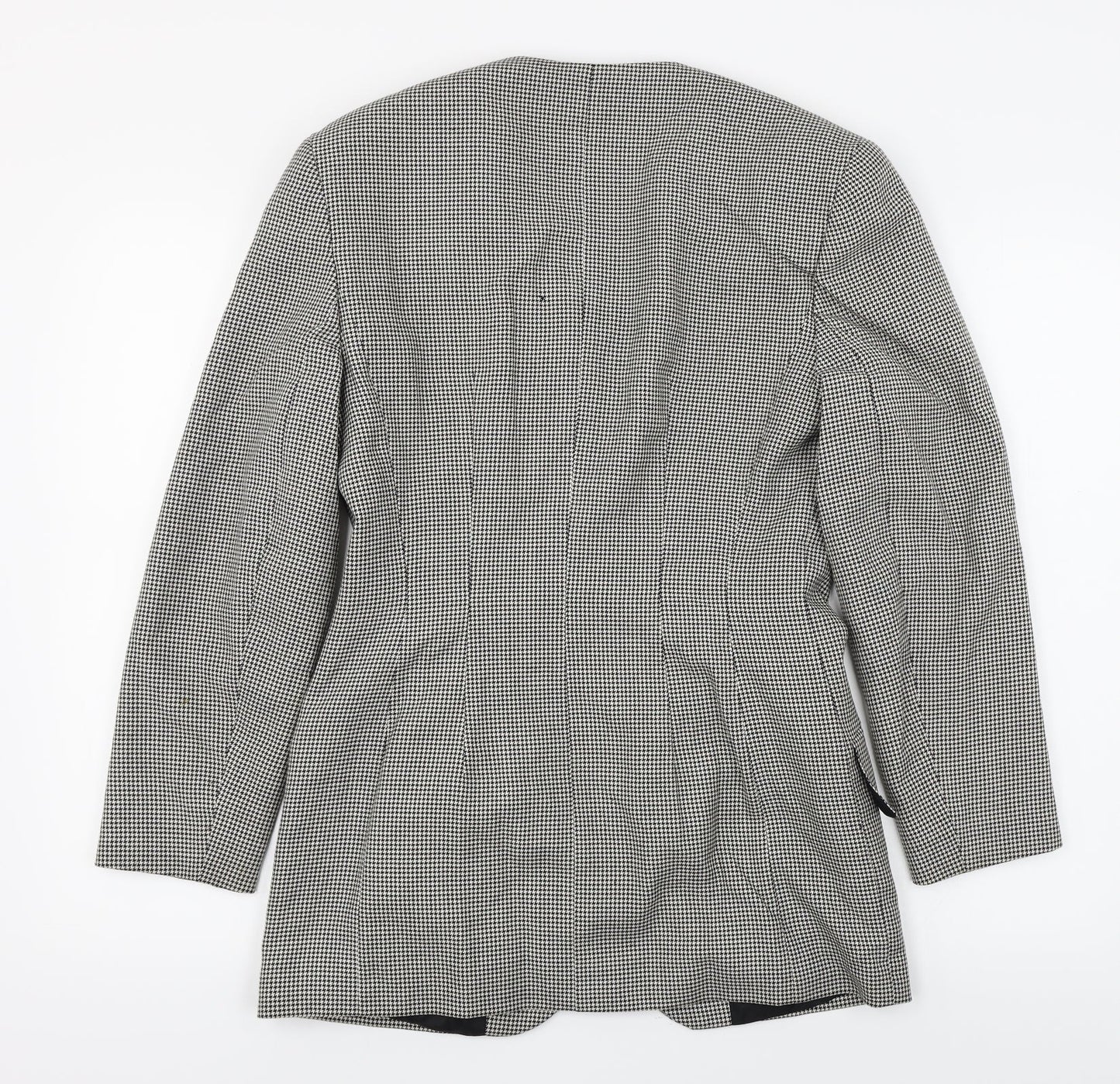 planet Womens Grey Check  Jacket Coat Size 8