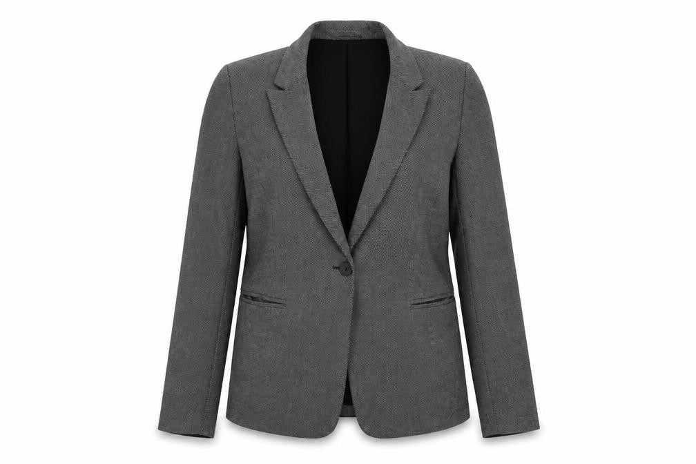 MING  Womens Grey   Jacket Blazer Size S