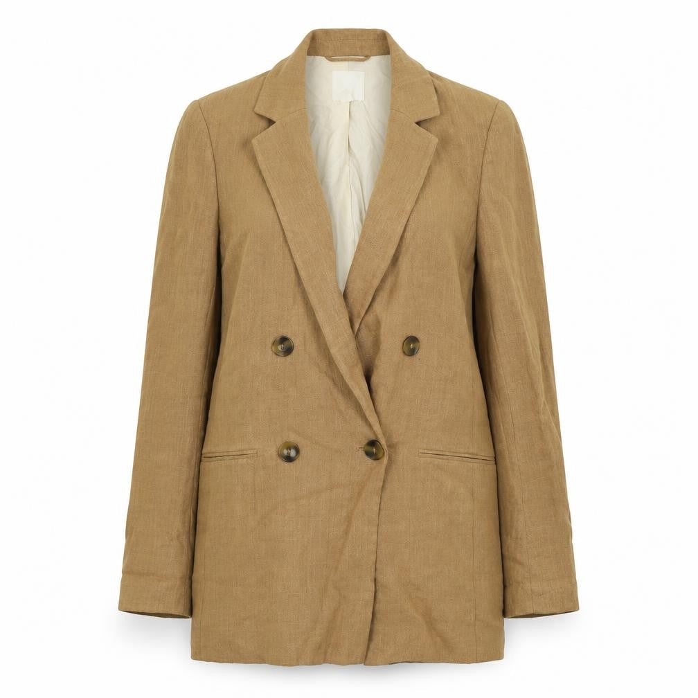 H&M  Womens Brown   Jacket Blazer Size 8