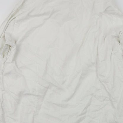 Preloved stovel & mason  Mens White    Button-Up Size 18 - Label
