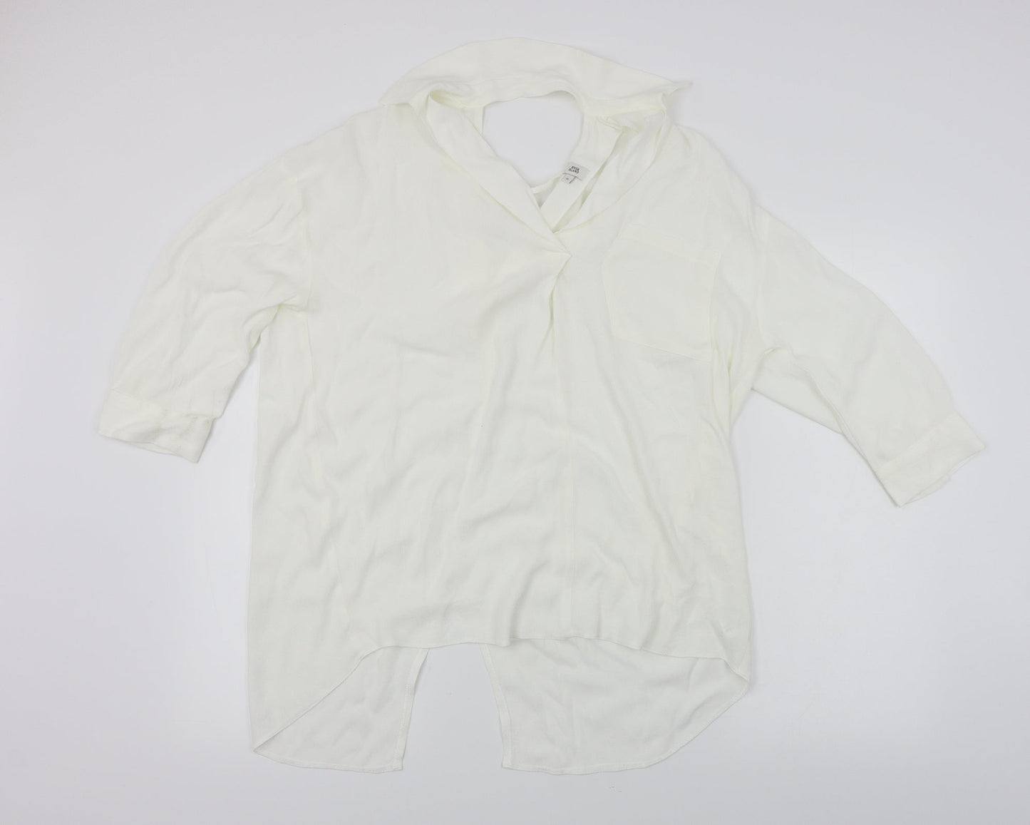 river island  Womens White   Basic Blouse Size 10