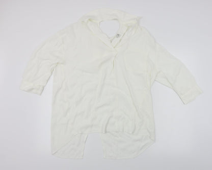 river island  Womens White   Basic Blouse Size 10