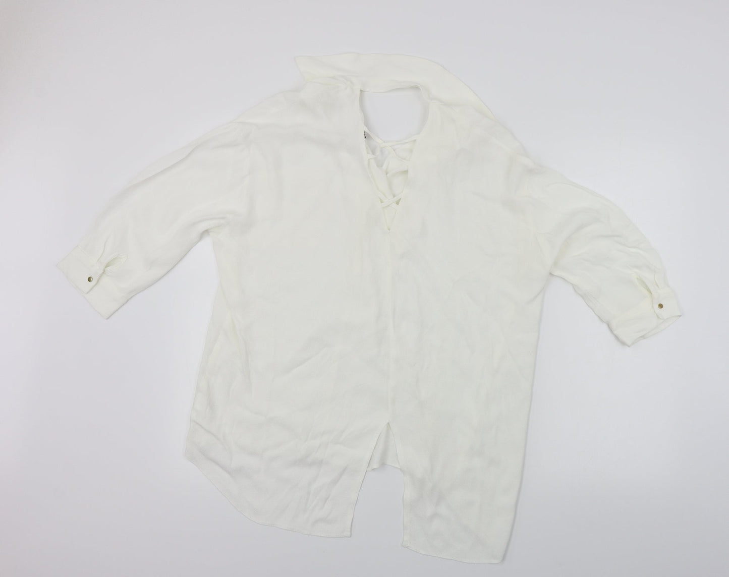 river island  Womens White   Basic Blouse Size 10