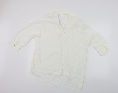 river island  Womens White   Basic Blouse Size 10