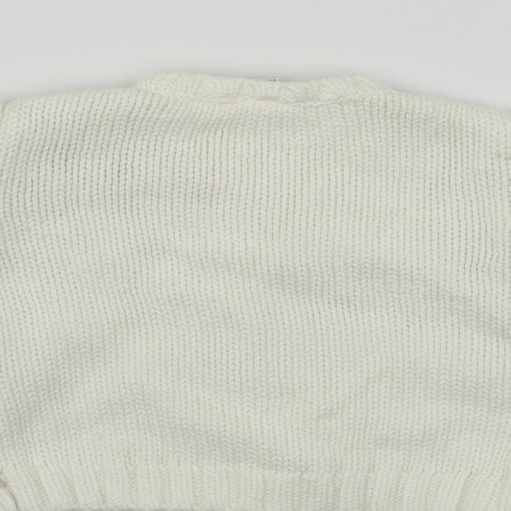 NEXT  Boys Ivory Paisley  Pullover Jumper Size 0-3 Months