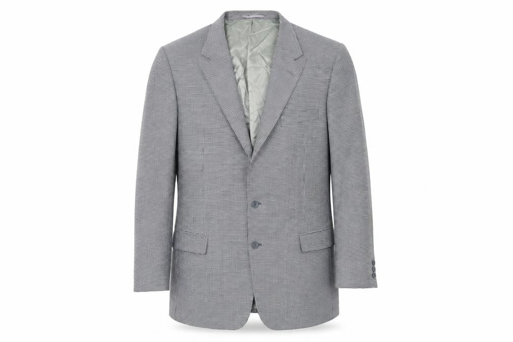 Preworn Mens Blue Check  Jacket Suit Jacket Size 42