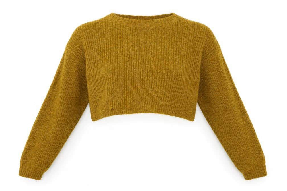 New Look Womens Brown  Knit Pullover Jumper Size M