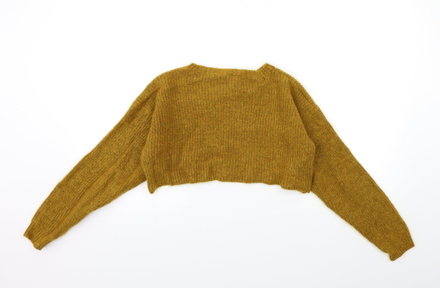 New Look Womens Brown  Knit Pullover Jumper Size M