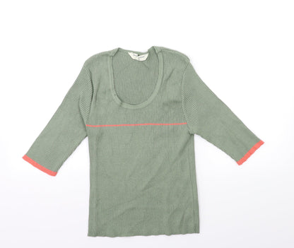 Preloved Dorothy Perkins Womens Green  Knit Pullover Jumper Size 14 - Front