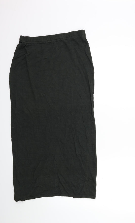 Richards Womens Green  Knit Straight & Pencil Skirt Size M