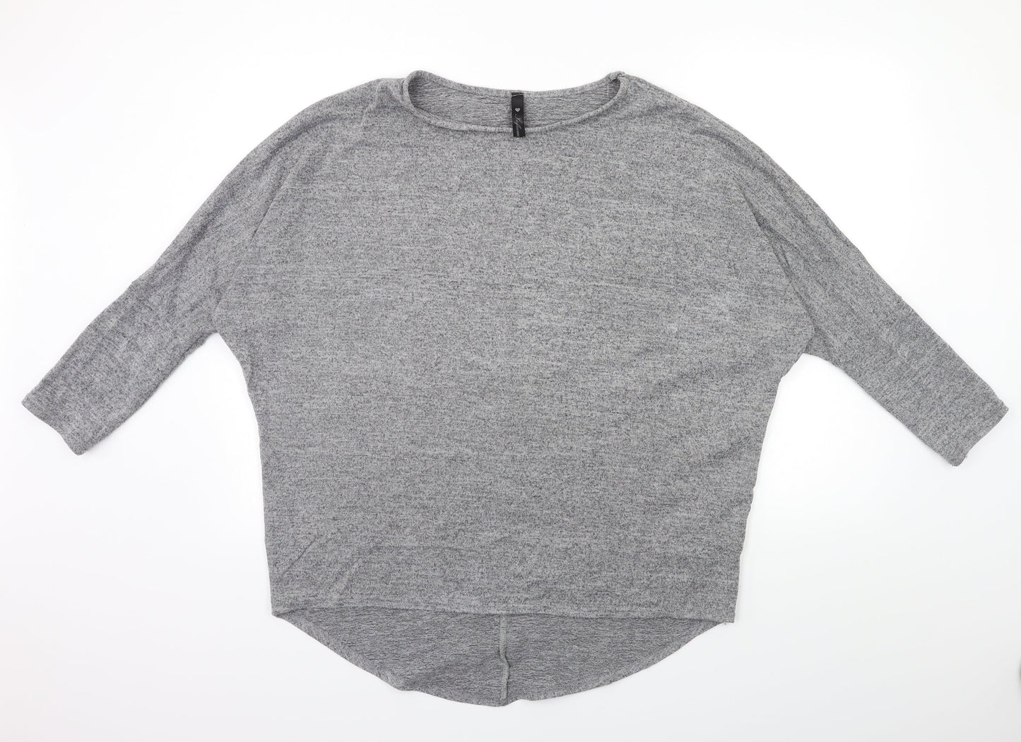 influence Womens Grey  Knit Pullover Jumper Size M