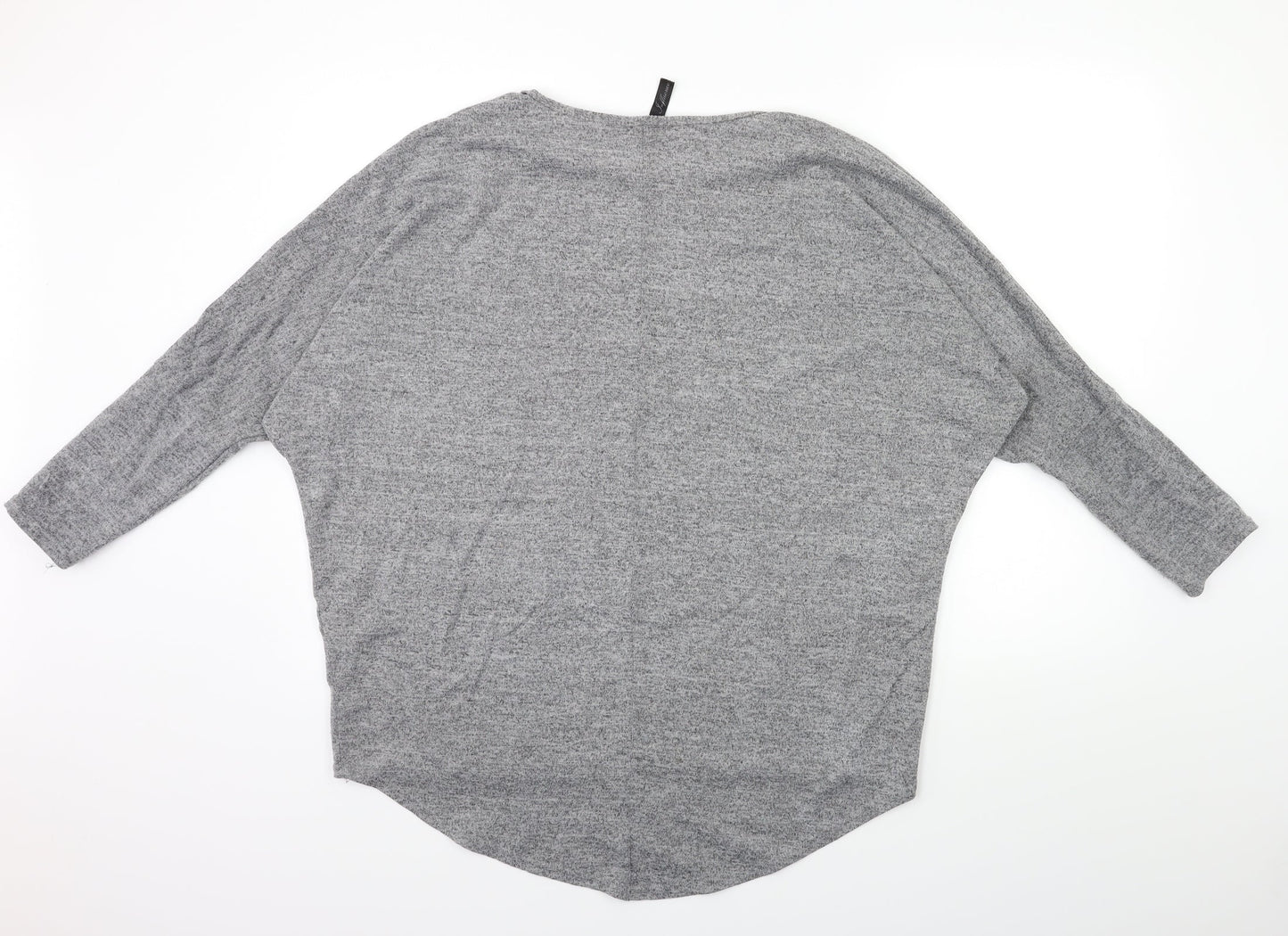 influence Womens Grey  Knit Pullover Jumper Size M