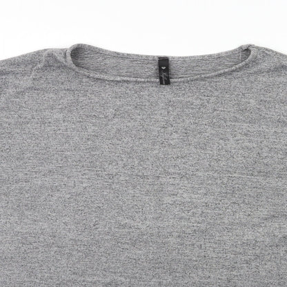 influence Womens Grey  Knit Pullover Jumper Size M
