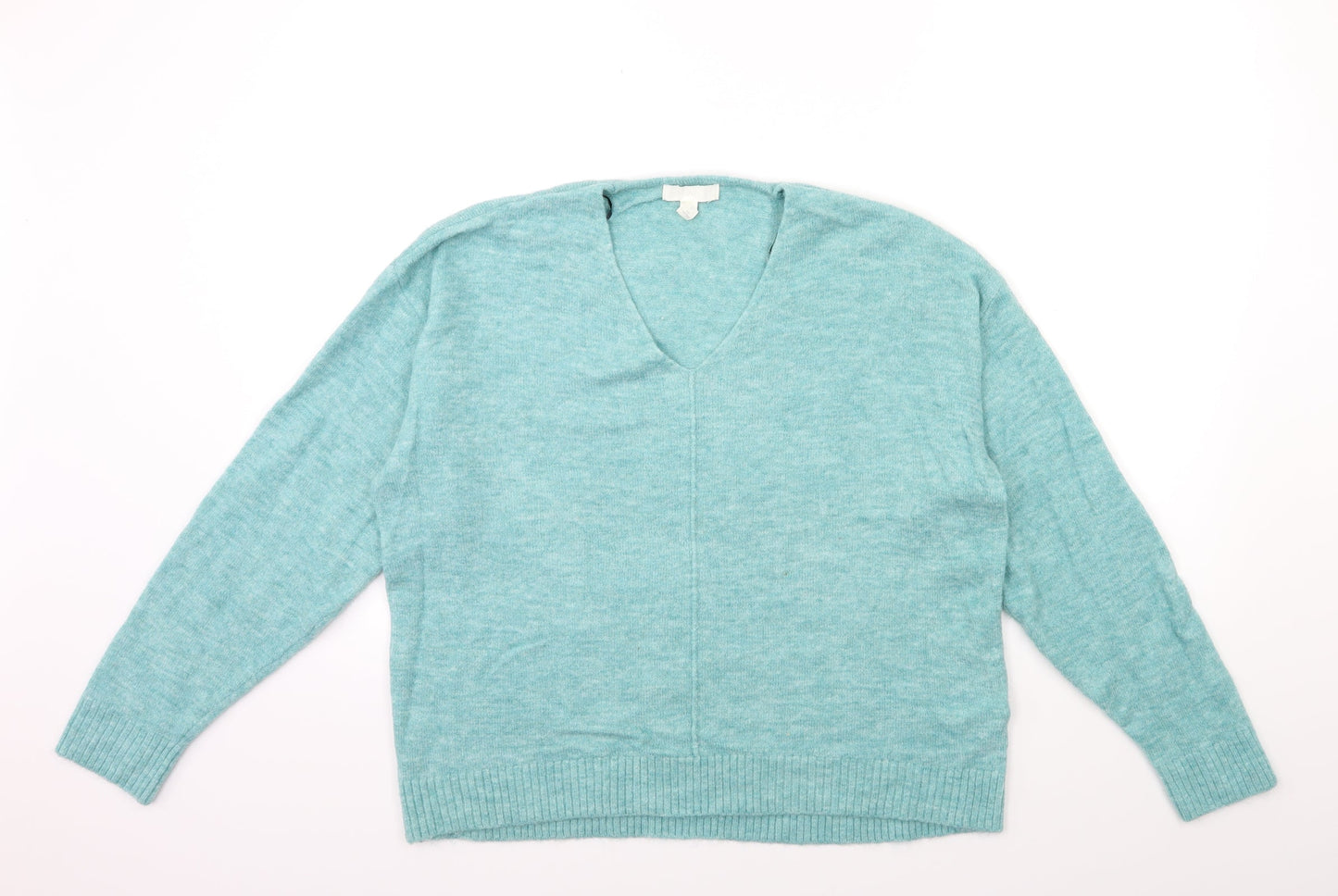 H&M Womens Blue  Knit Pullover Jumper Size S